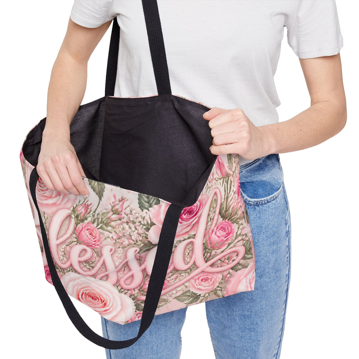 Blessed Floral Weekender Tote