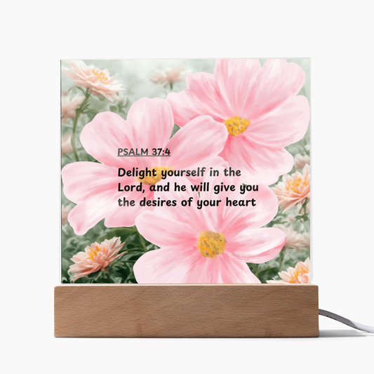 Personalized Acrylic Plaque with Custom Scripture Verse – Inspirational Christian Gift, Religious Home Décor Keepsake