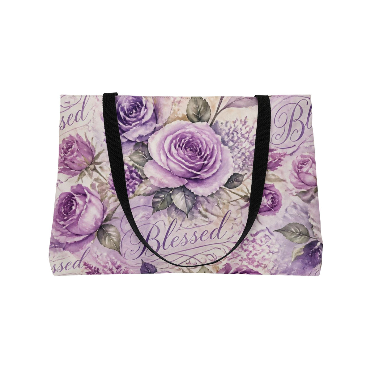 Blessed Lavender Rose Weekender Tote