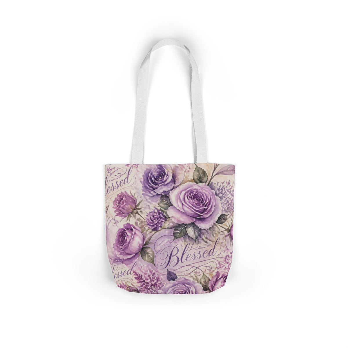 Blessed Lavender Rose Tote Bag