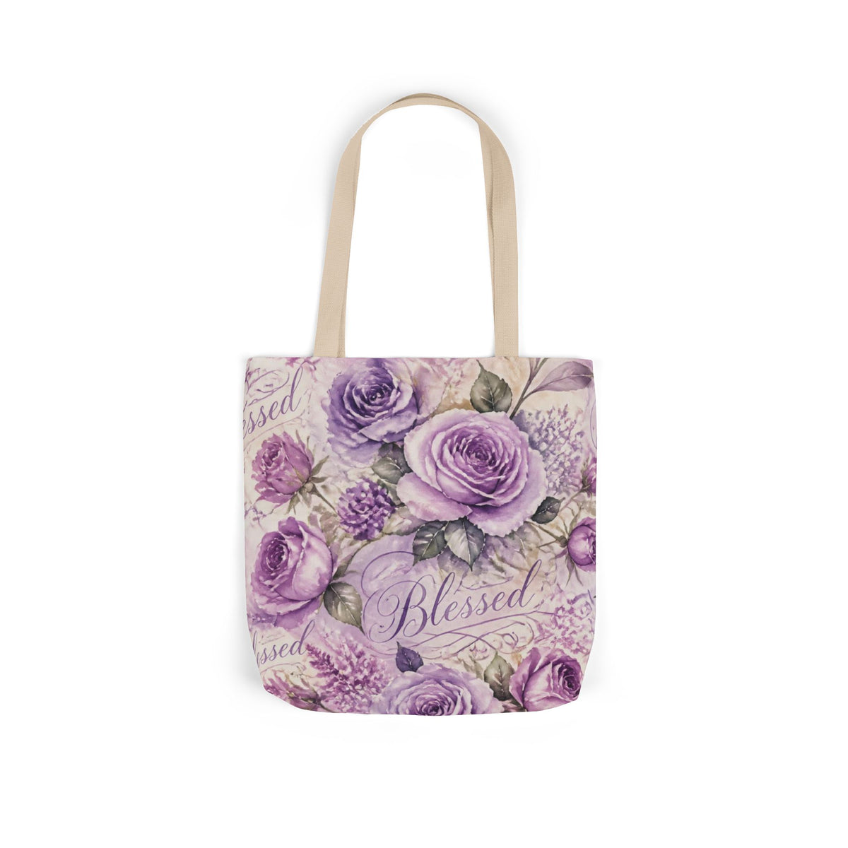 Blessed Lavender Rose Tote Bag