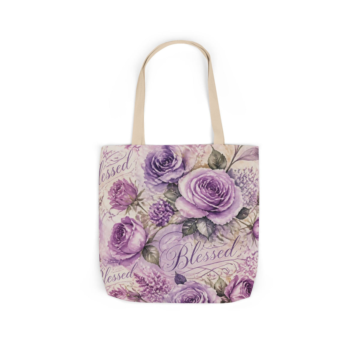 Blessed Lavender Rose Tote Bag
