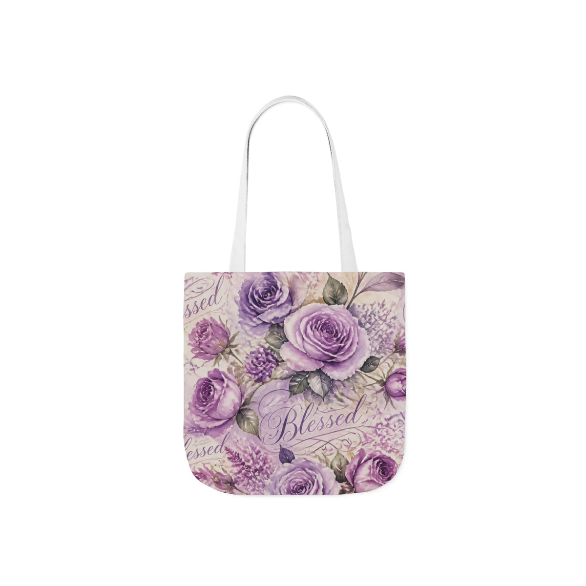 Blessed Lavender Rose Tote Bag