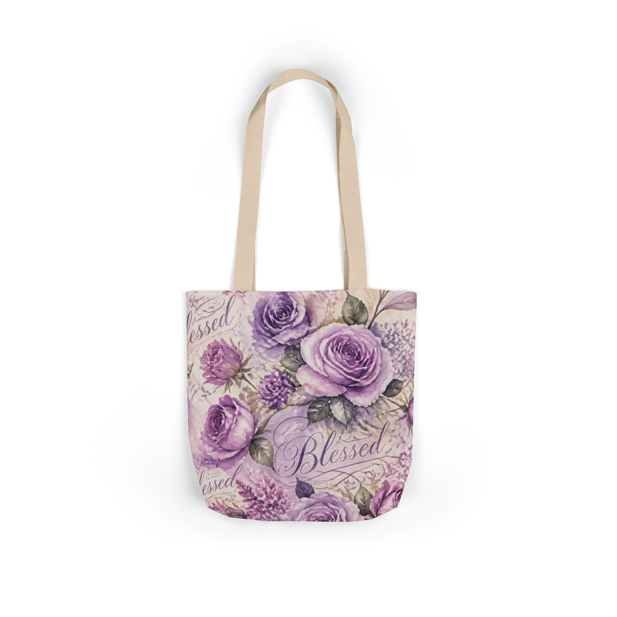 Blessed Lavender Rose Tote Bag