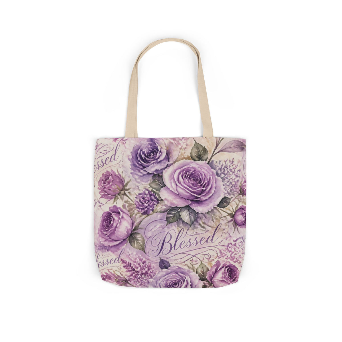 Blessed Lavender Rose Tote Bag