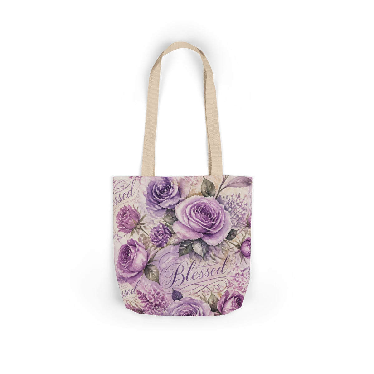 Blessed Lavender Rose Tote Bag