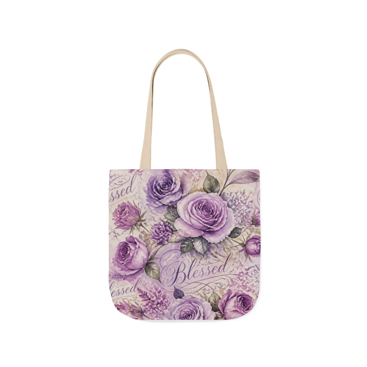 Blessed Lavender Rose Tote Bag
