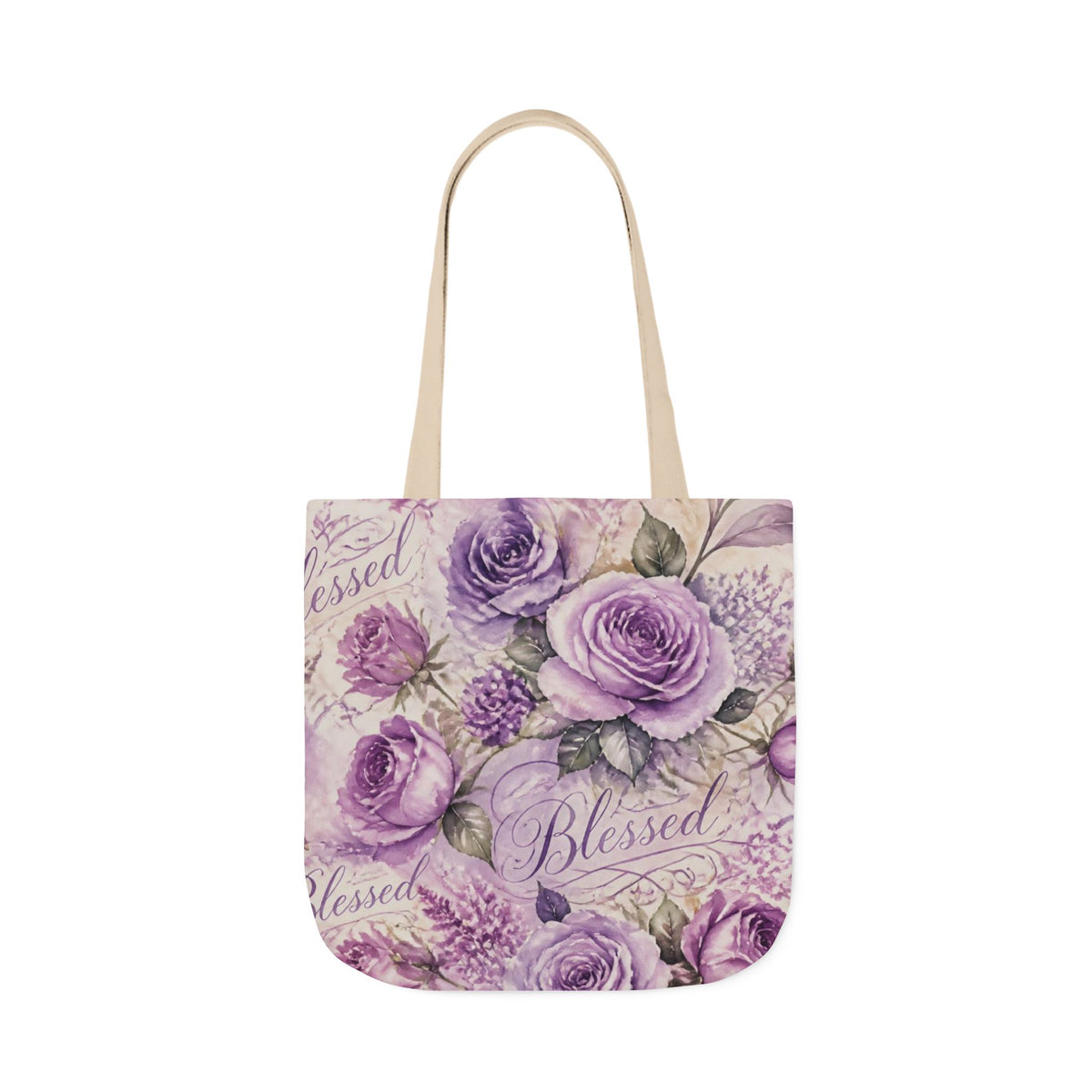 Blessed Lavender Rose Tote Bag