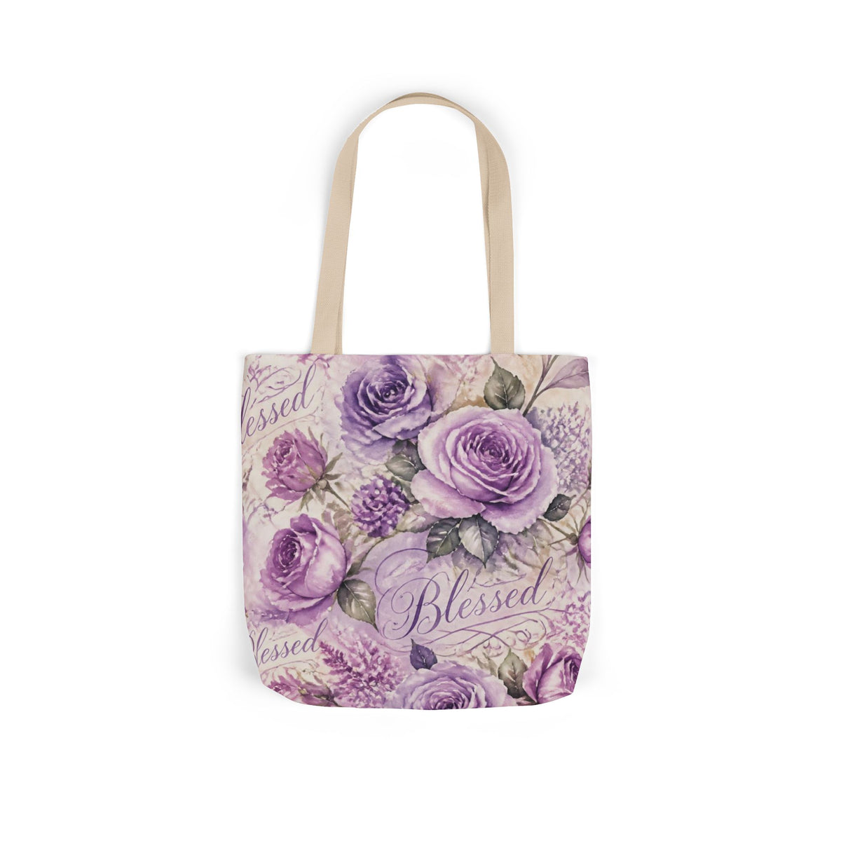 Blessed Lavender Rose Tote Bag