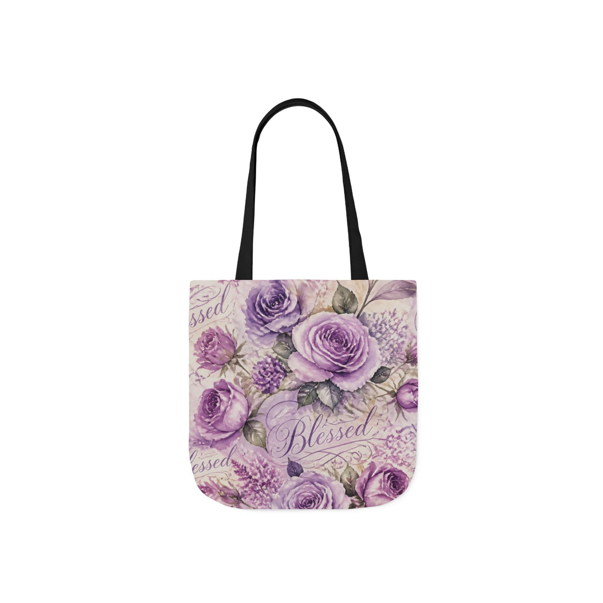 Blessed Lavender Rose Tote Bag