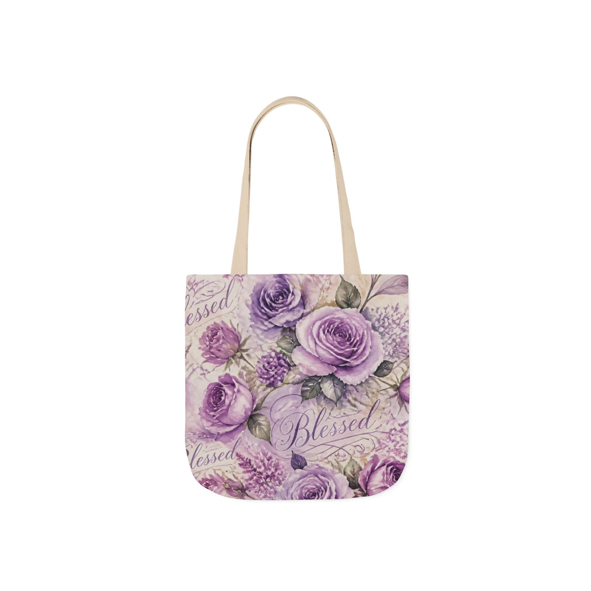 Blessed Lavender Rose Tote Bag