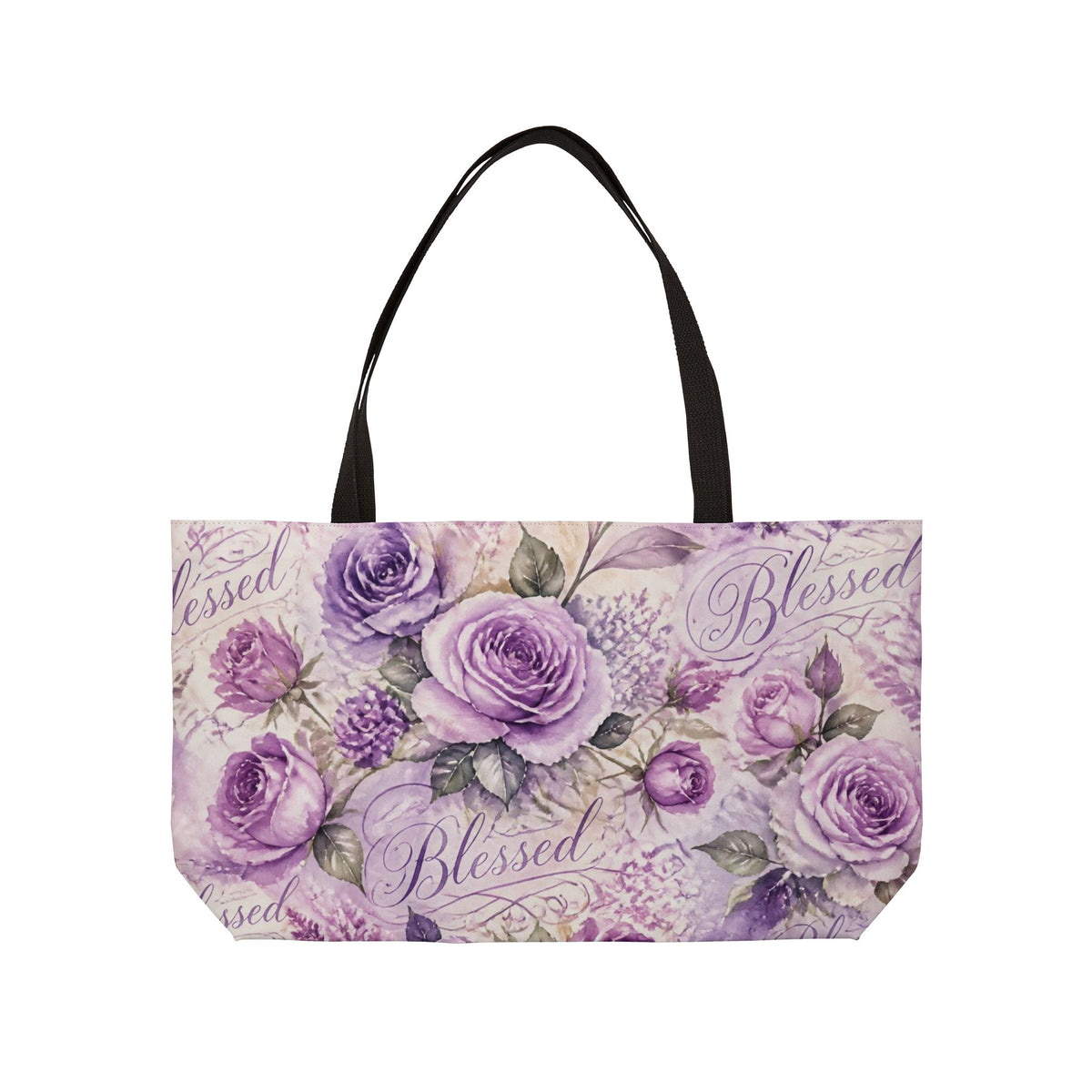 Blessed Lavender Rose Weekender Tote