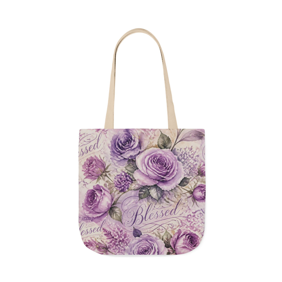 Blessed Lavender Rose Tote Bag