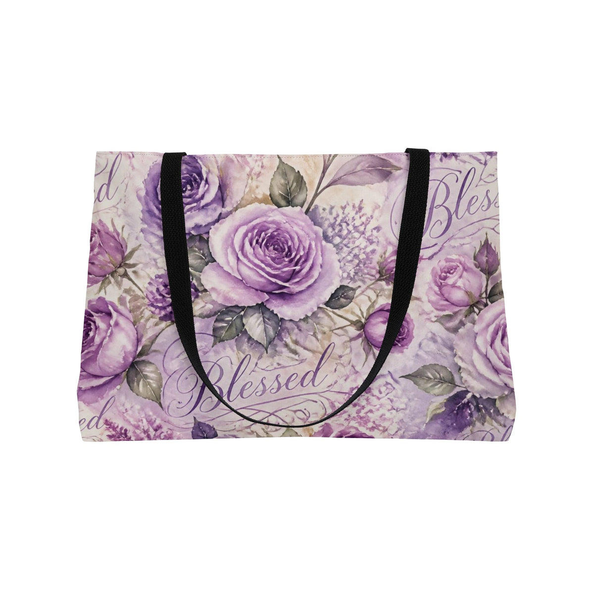 Blessed Lavender Rose Weekender Tote